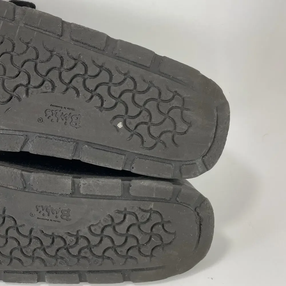 Birkis Birkenstock Womens Size 40, US Size 9-9.5 EVA Black Dual Strap Slides